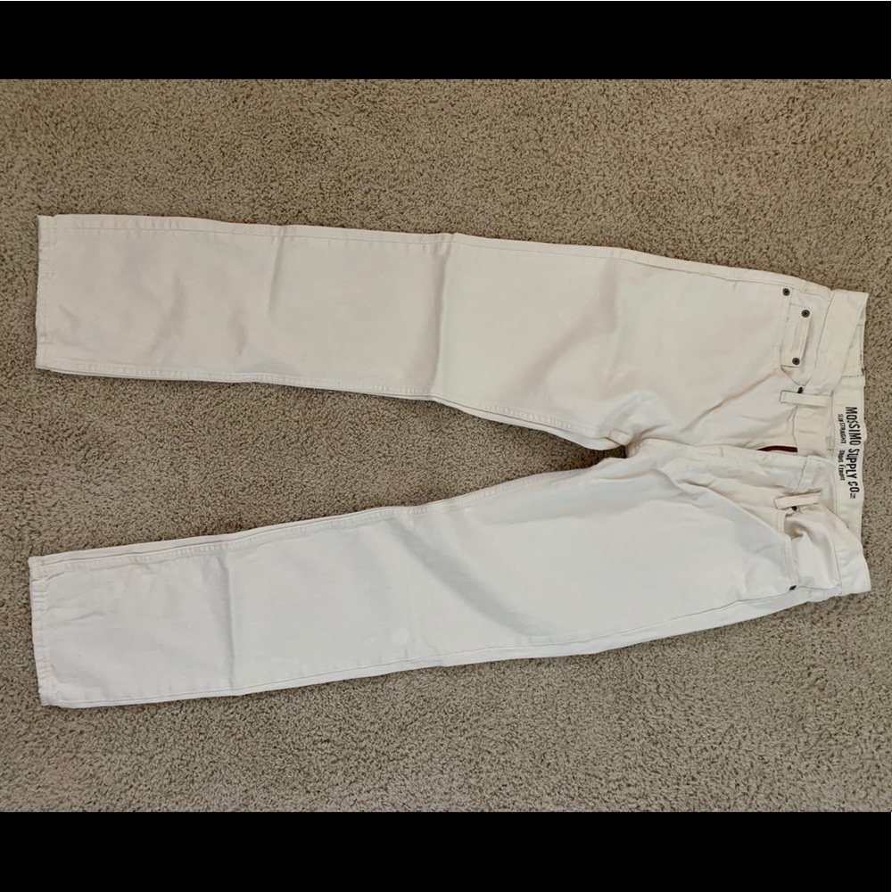 Mossimo Supply Co. Off-White/Cream Denim Jeans